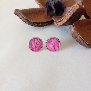 Clous d'oreilles à planter - Ancolie des Jardins - Rose fuchsia