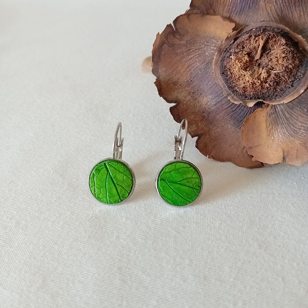 Boucles d'oreille à planter - Tomates cerise - Vert anglais – Image 2